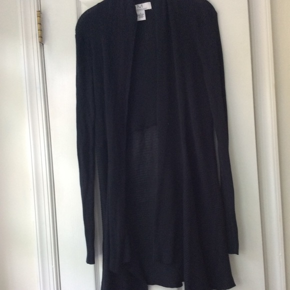 Navy open sweater - Picture 5 of 7